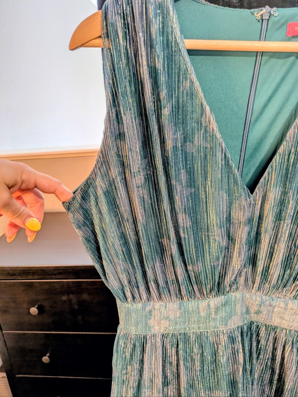 Flying Tomato Teal Green Tiered Ruffle Maxi Dress - Picture 4 of 8
